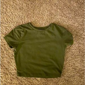 Forest green baby tee!